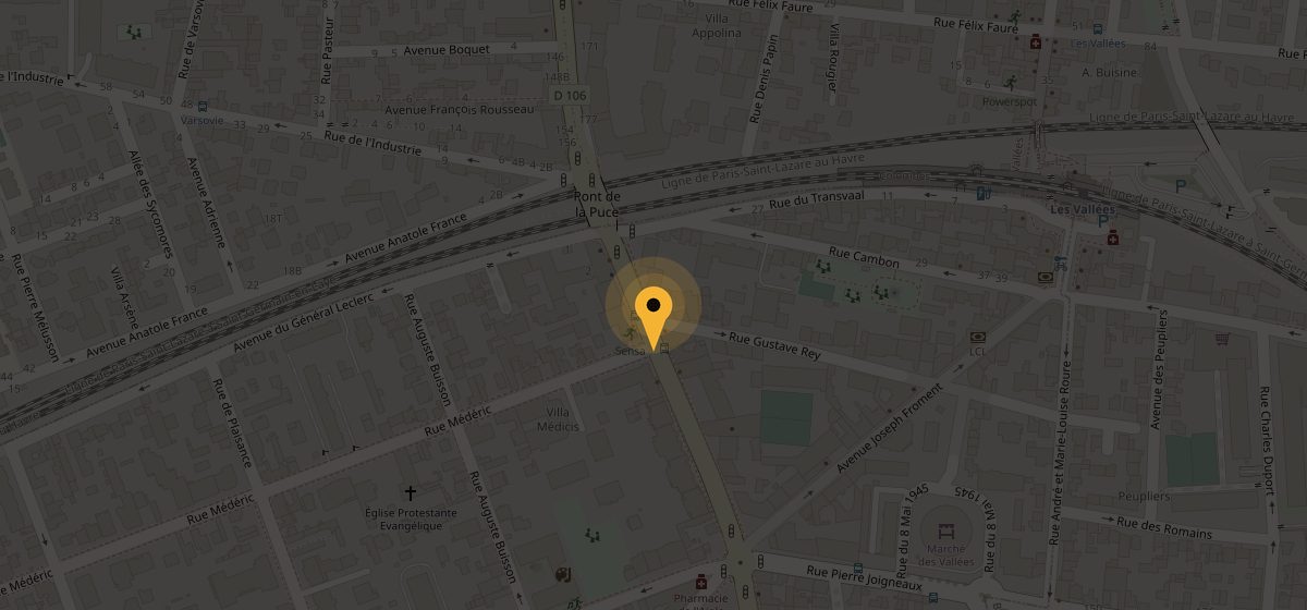 Plan du quartier autour du 9 avenue du Général de Gaulle, 92250 La Garenne-Colombes